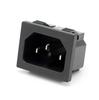 Adaptador de corriente de enchufe industrial de cobre con forma de clavija de tres orificios DB-14, suministrado por fábrica, para cocinas eléctricas y electrodomésticos.