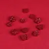 Accesorios de Flor de Cinabrio Alto Contenido Arena Dorada Púrpura Reducida por Fuego Flor de Cinco Pétalos Trébol de Cuatro Hojas Accesorios de Pulsera