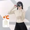 Top de Yoga con Cuello Alto de Terciopelo Plus Alta Elasticidad Ajustado Chaqueta Corta Diaria Casual para Correr Fitness Chaqueta Versátil