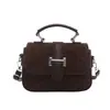 Bolso cuadrado pequeño de estilo coreano popular para mujer de este año, Nuevo estilo Otoño 2026, Estampado de leopardo, Elegante, Bolso de hombro único, Para ir al trabajo, Bolso cruzado