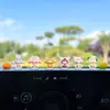 Adornos para Coche de Animales Pequeños con Vestimenta Cruzada, Adornos para Coche, Consola Central de Coche Eléctrico, Accesorios Interiores para Coche, Decoración de Pantalla de Navegación