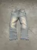Jeans Vintage Lavado e Desgastado Europeu e Americano de Inverno, Moda de Rua Americana High Street, Moda de Rua Tendência Estilo Ins