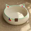 Ninho e Arranhador de Gato Integrados em Rattan, Ninho de Dormir para Pet Tecido à Mão, Lavável e que Não Solta Fiapos, Ninho de Segurança para Gatos