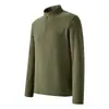 Mesmo Estilo das Marcas Famosas Moletom Quente de Fleece com Zíper Parcial e Manga Longa 10A Antibacteriano Feminino Outono/Inverno Camiseta Esportiva Casual Masculina
