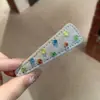 Accesorios para el Cabello Estilo Dongdaemun Coreano Clip para el Cabello Súper Brillante con Pedrería de Cristal Pinza de Pato Pinza Lateral Pinza Bb Pasador Adorno para el Cabello