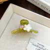 Pinza de Garra Pequeña Transparente con Pedrería de Estrella Coreana Pinza de Tiburón Pasador Dulce para Flequillo Mini Accesorio para el Cabello Tocado Versátil