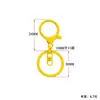 Accesorios para Llaveros Estilo Creativo Broche de Langosta Broche en Forma de 8 Llavero Muñeca Colgante Pequeño Llavero de Pompones DIY Broche Colgante