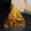 Pirâmide de Bola de Cristal Transfronteiriça Resina Série Olho Azul Pedra de Energia Olho do Diabo Sala de Estar Decoração de Mesa para Casa