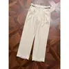 Calças Cropped de Cintura Elástica de Alta Qualidade para Homens, Corte Slim, Perna Reta, Calças Longas Casuais, Roupa Formal de Negócios, Elásticas, Calças Sociais Antirrugas