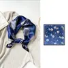 53 Lenços de Seda com Sensação de Luxo Leve e de Alta Qualidade, Lenço de Seda 100% Amora, Lenço Quadrado Elegante, Presente de Dia das Mães