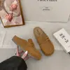 Mocasines retro sin espalda para mujer, otoño 2026, zapatillas casuales tipo Birkenstock de suela blanda para ir al trabajo fácilmente