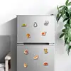 20 pegatinas magnéticas originales de animales 3D lindos, pegatinas magnéticas suaves decorativas impermeables de dibujos animados para refrigerador y tablero de clavijas