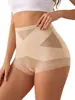 Faja sin costuras transfronteriza para mujer de cintura alta, diseñada para levantar y moldear los glúteos, adecuada para uso posparto, proporcionando un efecto adelgazante y control de abdomen, transpirable y con un diseño sexy