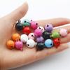 Campana de Pintura en Spray de Hierro de 14 mm Pulsera de Cuentas Hecha a Mano DIY Collar Accesorios para el Cabello Material de Campana Accesorios para Cuerda del Cabello