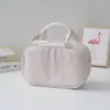 Bolso de Cosméticos Nuevo de PU Gran Capacidad Gama Alta Simple Almacenamiento Bolsa de Aseo de Viaje Bandolera Bolso de Cosméticos Multifuncional