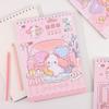 Caderno de Esboço A4 Série Cachorro Coração Rosa Veludo Menina Desenho Cartoon Nuvem Pequena Menina Padrão Em Branco 40