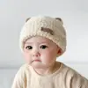 Gorro para Bebé Otoño e Invierno Lindo Beret de Lana con Orejas de Gato Estilo Coreano Versátil Gorro Tejido para Niños y Niñas Bebé Moderno