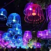 Luminária de Medusa de Fibra Óptica à Prova d'Água para Teto Externo Luzes Coloridas em Mudança Pendente Moderno Barra de Luz Decorativa Luz de Ambiente