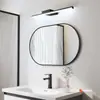 Luz frontal de espejo para mueble de espejo de baño, luz de espejo de maquillaje post-moderna simple, luz LED para lavabo para baño