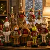 Muñecos de Navidad, Muñecos Elásticos de Navidad, Artículos de Decoración Navideña, Decoraciones de Atmósfera Navideña