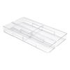 Caja de Acabado para Almacenamiento de Gabinete Combinación Libre Cubiertos Caja de Almacenamiento Acrílica Transparente Caja Particionadora para Cajón de Cocina