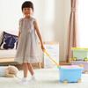 Caja de almacenamiento Sun Xiaomei de plástico con dibujos animados para juguetes de empuje manual, resistente a caídas, con polea y tapa, para guardar ropa infantil.