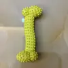 Juguetes para Mascotas Juguetes para Perros TPR Tamaño Hueso Barba Dientes Molares Limpieza y Juguetes Resistentes a la Mordida Fábrica en Stock