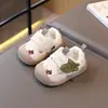 Sapatos Funcionais para Bebês e Crianças Pequenas, Sapatos para Meninas, Superfície de Couro, Novos Modelos de Primavera e Outono, Sapatos para Crianças Pequenas, Sola Macia, Antiderrapante, Sapatos para Meninos