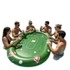 Mesa Inflable de Póker de PVC Modelo Nuevo Transfronteriza 2 en 1 Mesa Inflable de Juego de Cartas Flotante de Golf para Piscina de Adultos