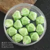 Kit de Material para Acessórios de Joias Artesanais DIY, Contas Soltas Cerâmicas em Formato de Prisma Macaron com Furo Reto