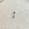 Pendientes de Acero Inoxidable con Zirconia de Cuatro Garras Más Vendidos de Amazon Pendientes Populares Transfronterizos Joyería para Piercings Corporales Venta al por Mayor