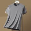 Camiseta de Manga Corta de Seda de Hielo para Hombre y Mujer Verano 2024 Ligera Holgada Deportiva Transpirable Secado Rápido Ropa Elástica Ropa de Bádminton