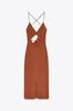 Estilo Europeo y Americano Transfronterizo Ropa de Mujer de Comercio Exterior Aliexpress Zr Punto Nuevo Cuello Cuadrado Elegante Vestido de Punto sin Mangas
