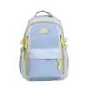 Mochila Escolar para Niñas, Estilo Universitario, Ligera, Versátil, Mochila Suave para Niñas, Estilo Coreano Ins con Rayas, Bolsa de Viaje para Estudiantes de Secundaria y Preparatoria