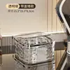 Caixa de Joias para Prendedores de Cabelo Caixa Organizadora Fofa Grande Capacidade Acessórios de Cabelo para Crianças Presilhas de Cabelo Elásticos de Cabelo para Meninas com Tampa Caixa de Armazenamento de Mesa