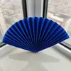 Suministros Creativos Chinos para Bodas Abanico de Papel Plegable DIY Tallado en Papel Marcadores de Carretera Chinos Decoraciones Florales Adornos Aéreos