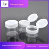 Produção de 68 dentes flip cover boca larga frasco de creme 200g pó de limpeza de dentes esfoliante máscara condicionador de cabelo redondo frasco de plástico transparente