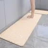 Alfombrillas de Piso para Cocina del Hogar Alfombra de Puerta con Relieve de Guijarros Felpudos de Puerta Alfombrillas Absorbentes para Pies de Baño Alfombrillas Antideslizantes para Baño