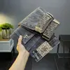 Jeans para Hombre 2025 Nueva Moda Primavera y Otoño Marca Skinny Ajustados Nueve Puntos Plankton Atractivo Casual de Gama Alta Pantalones Largos