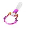 Color JDM anillo de mano de seguridad para coche decoración de coche advertencia parachoques decoración exterior personalidad color mágico colgante universal