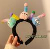 Divertida diadema de pinball, diadema de palo retorcido linda, accesorios para fotos, vendiendo accesorios para el cabello con un ambiente lindo y divertido de cumpleaños