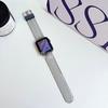 Aplicável ao Apple watch87654 geração HD transparente pino fivela TPU pulseira relógio iwatch S9 pulseira esportiva