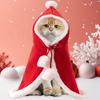 Explosiones transfronterizas mascota ambiente navideño capa chal gato perro universal forro polar invierno cálido directo de fábrica