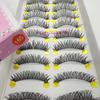 Taiwán 216 217 Pestañas Postizas 218 219 Cruz Suave 9 Tallos de Hilo de Algodón Maquillaje de Escenario Hanfu F9 Pestañas de Novia