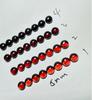 Granada roja natural 5MM redonda simple ordinary joyería con Piedra