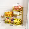 Bandeja de frutas criativa, cesta de frutas para sala de estar, expositor de lanches e frutas secas para mesa, mesa de centro, mesa de jantar, prateleira de armazenamento multicamadas