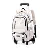 Mochila con Ruedas para Niños de 3º a 6º Grado de Primaria, Mochila para Estudiante de Escuela Primaria con Ruedas, Maleta Mochila con Ruedas para Estudiante de Secundaria Femenina, Gran Capacidad