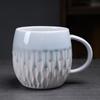 Taza de cerámica transfronteriza de gran capacidad de 600 ml, taza para beber, taza de desayuno de alto valor de color, taza de café de gres hecha a mano