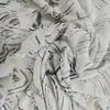 Tela de Chifón Plisado 24 Pliegues Tie-Dye 70g Ligera Transpirable 100% Poliéster Tela Estampada para Vestidos y Ropa
