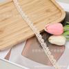 Acessórios de Renda com Fio de Algodão Cinto de Renda Tecido Tecido para Roupa Tira de Tecido Material Decoração Cinto de Renda Artesanal DIY